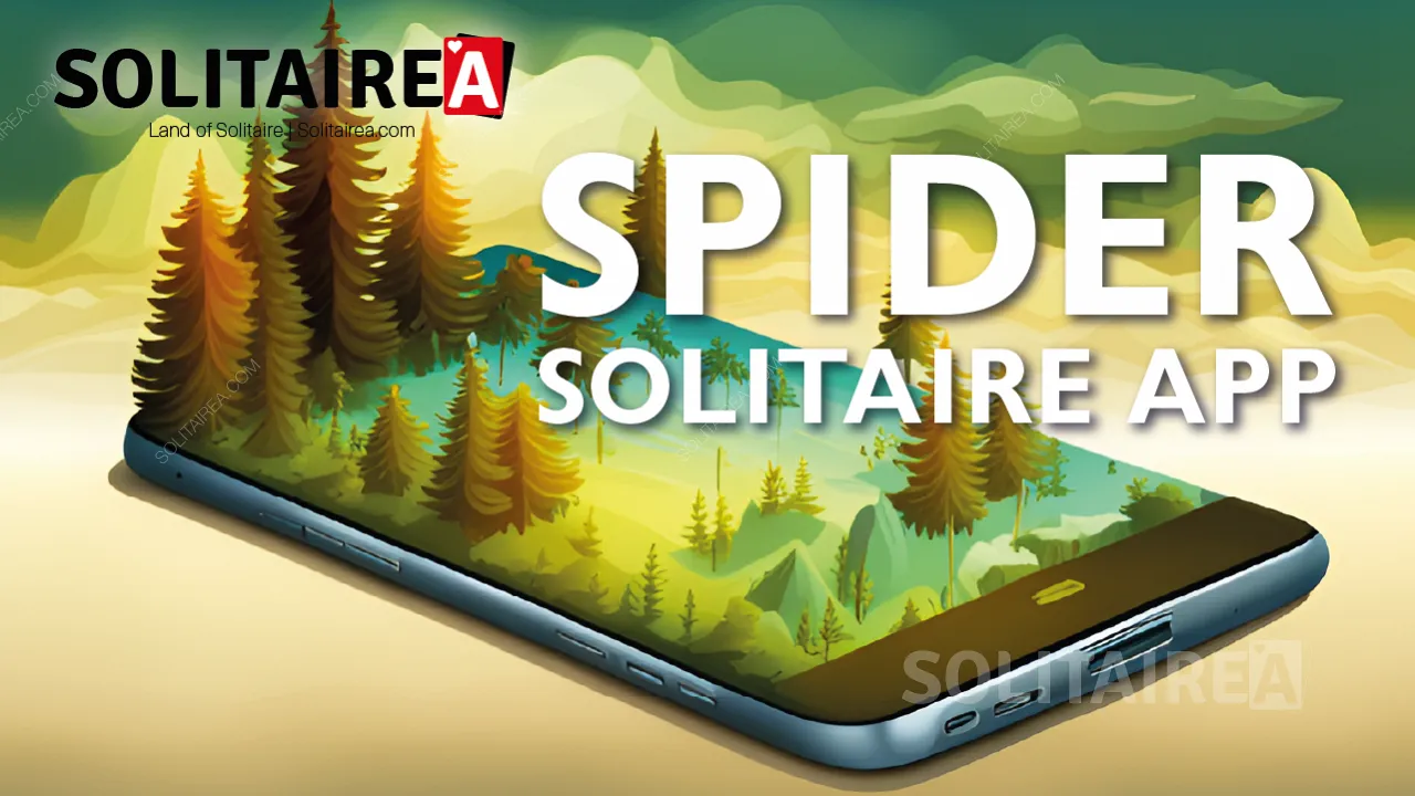 Hrajte a vyhrávajte Spider Solitaire s aplikáciou Spider Solitaire