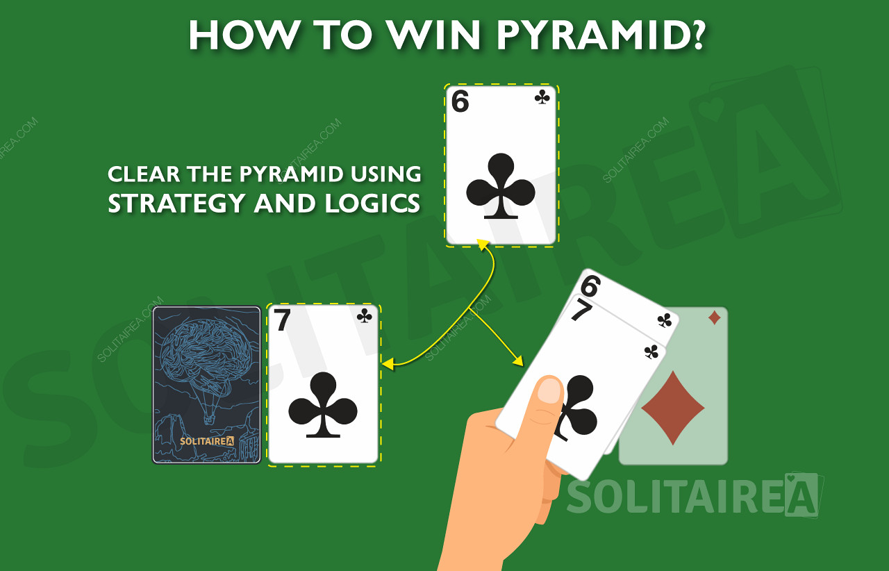 Než si vytvoříte vítězné strategie, naučte se pravidla hry Pyramidový pasiáns.